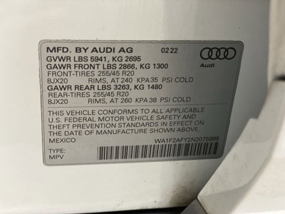 2022 Audi Q5 S line Prestige