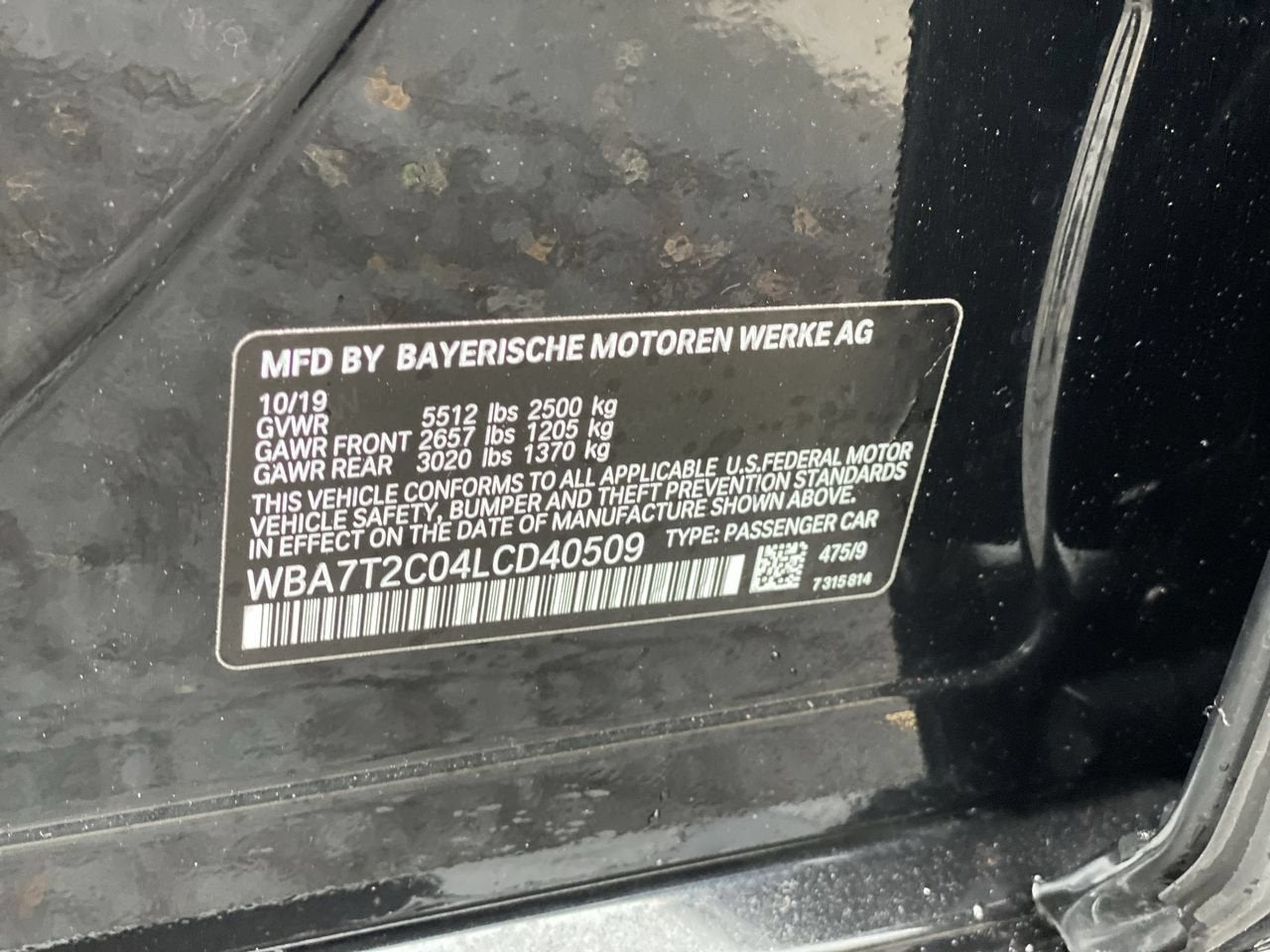 2020 BMW 7 Series 740i
