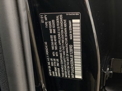 2021 Porsche Macan NA